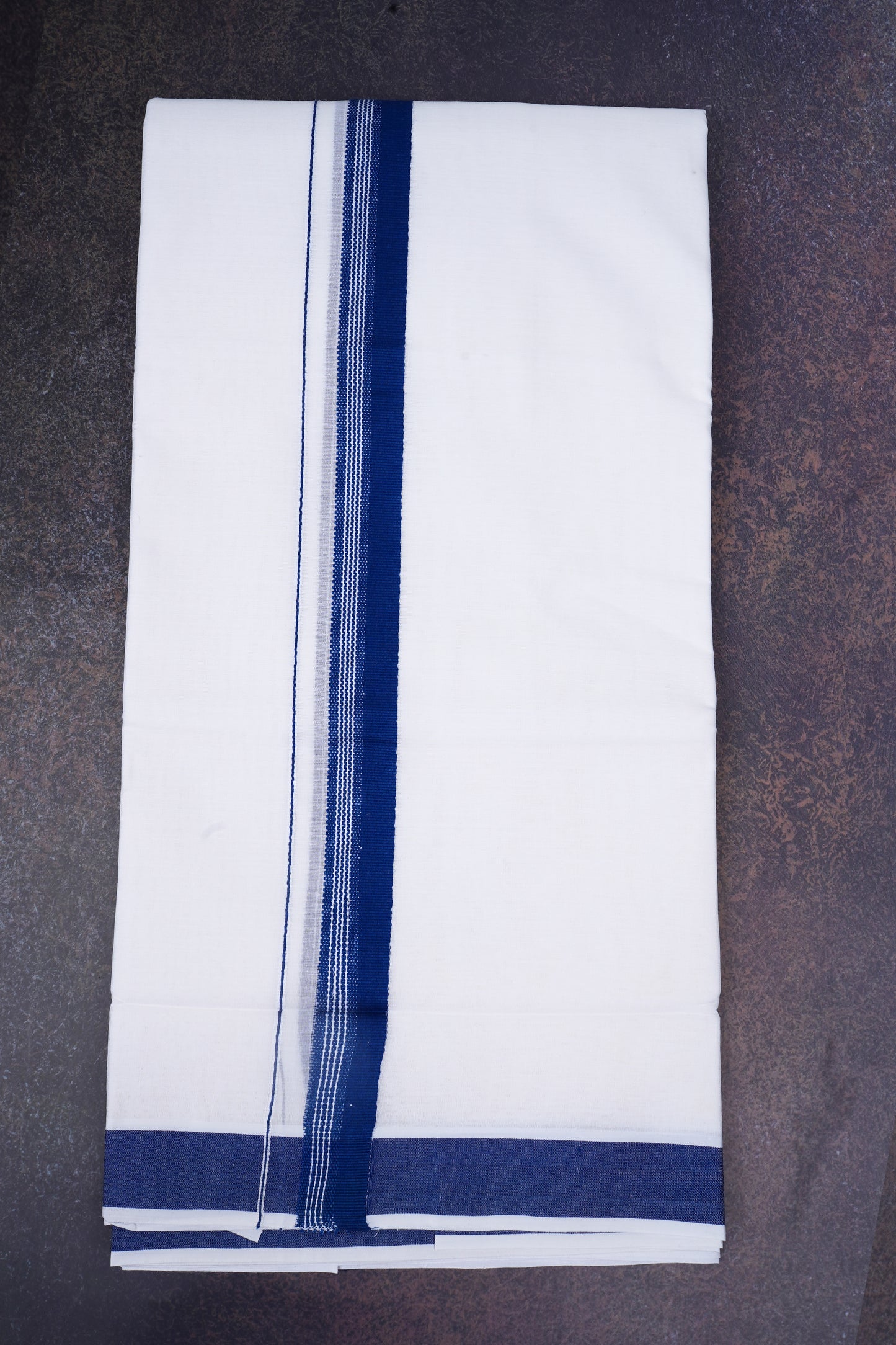 FCD-362 W/D DHOTI 3.80 MTR-Navy blue