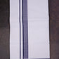 FD-133 W/D DHOTI 3.80 MTR-Navy Blue