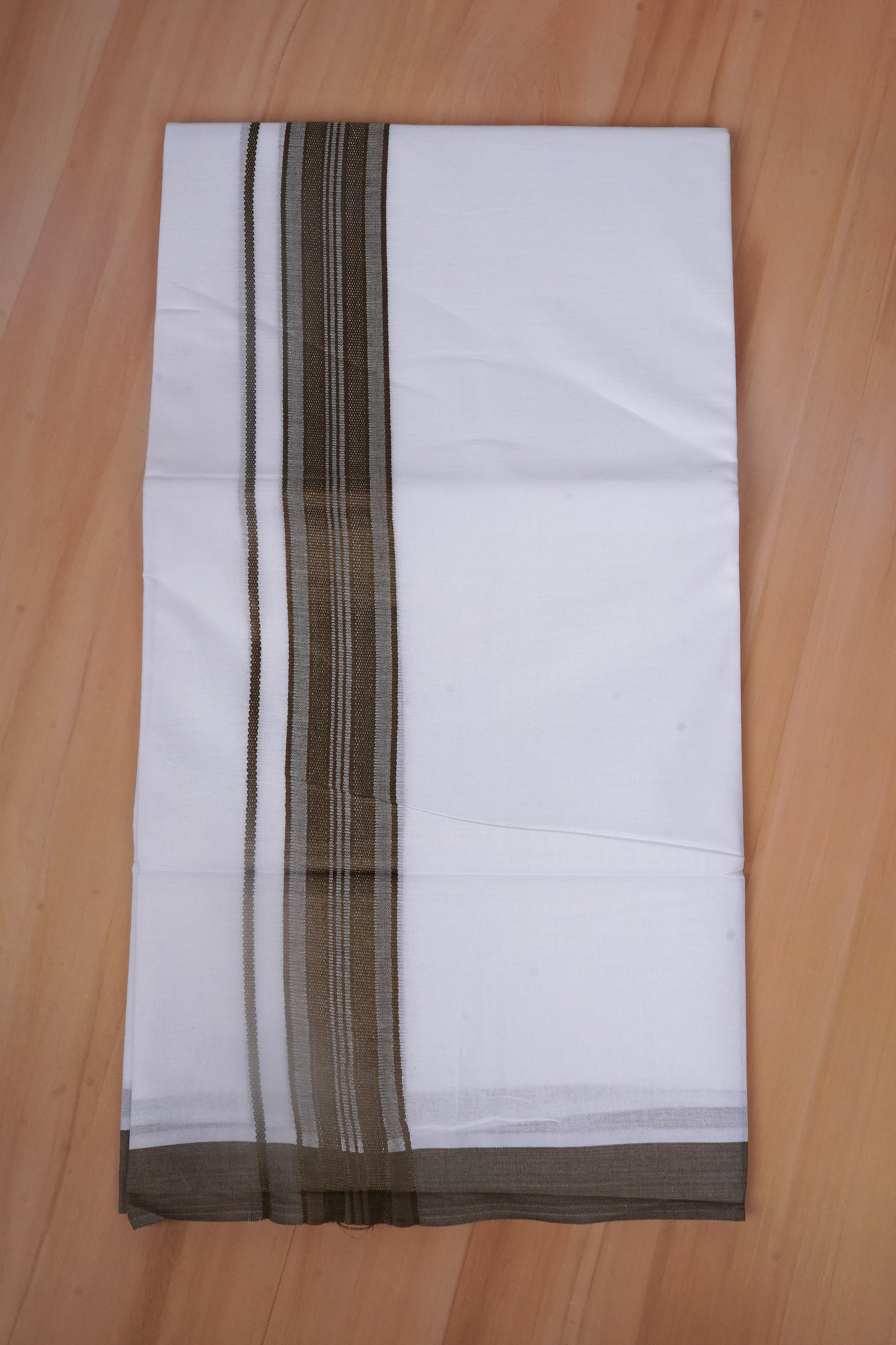 FCD-603 W/D DHOTI 3.80 MTR - Dark Brown