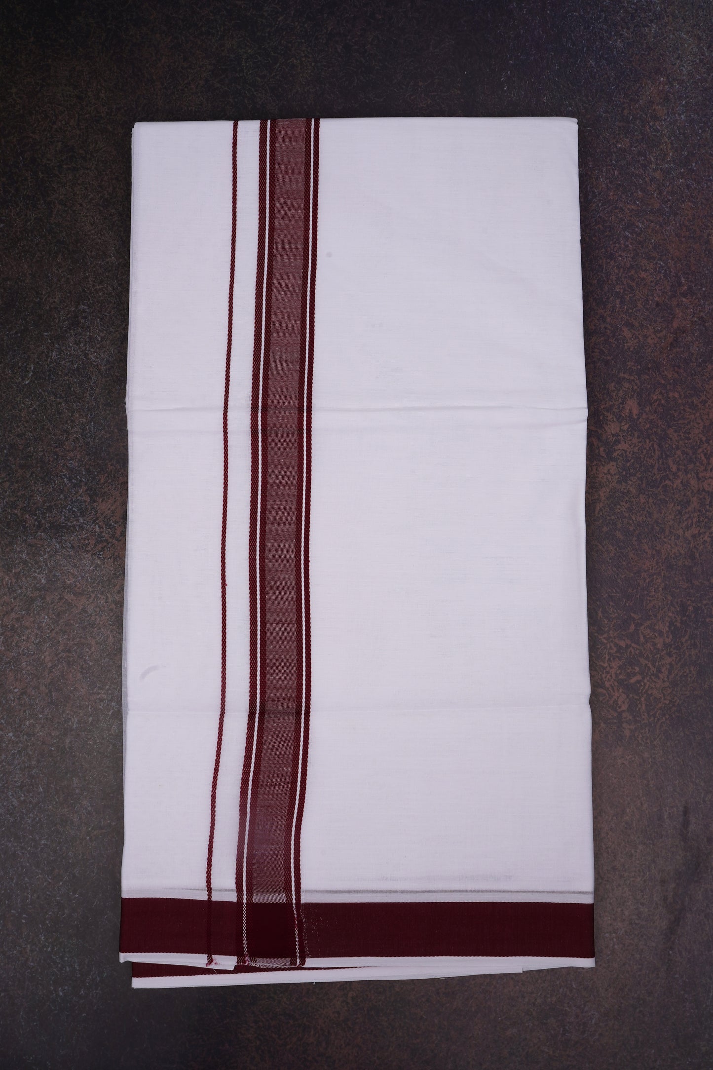 FD-116 W/D DHOTI 3.80 MTR-Maroon