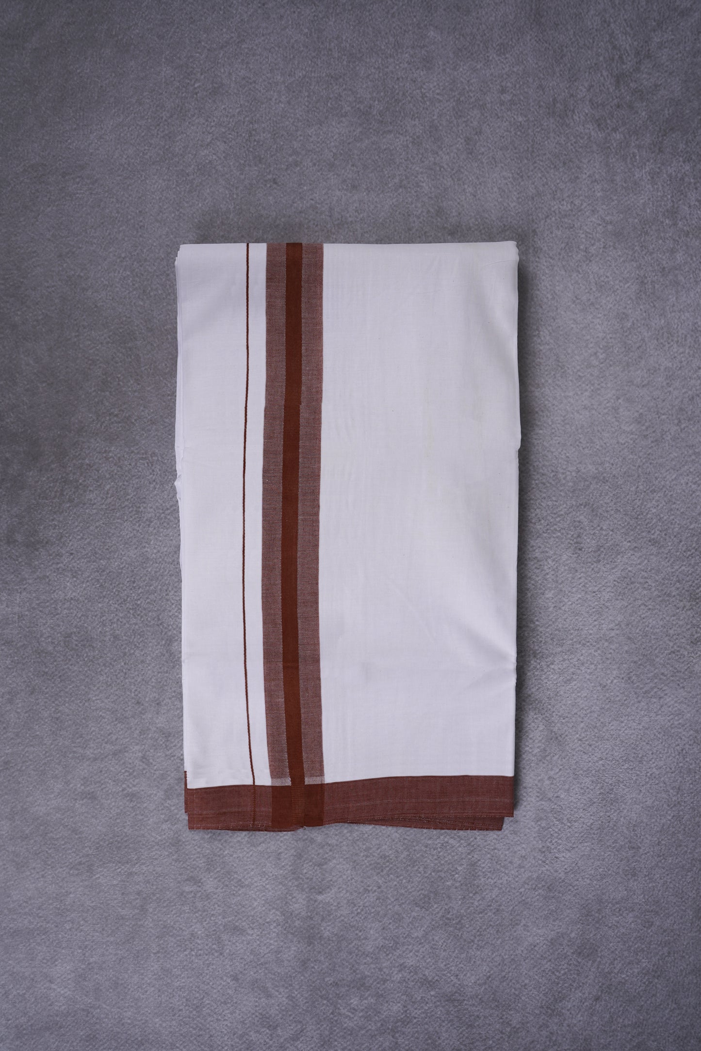 KERALOOM FINISH COTTON 326 W/D DHOTI 3.80 MTR - Maroon