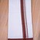 FCD-332 W/D DHOTI 3.80 MTR-Dark Brown