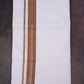 FD-166 W/D DHOTI 3.80 MTR-Brown