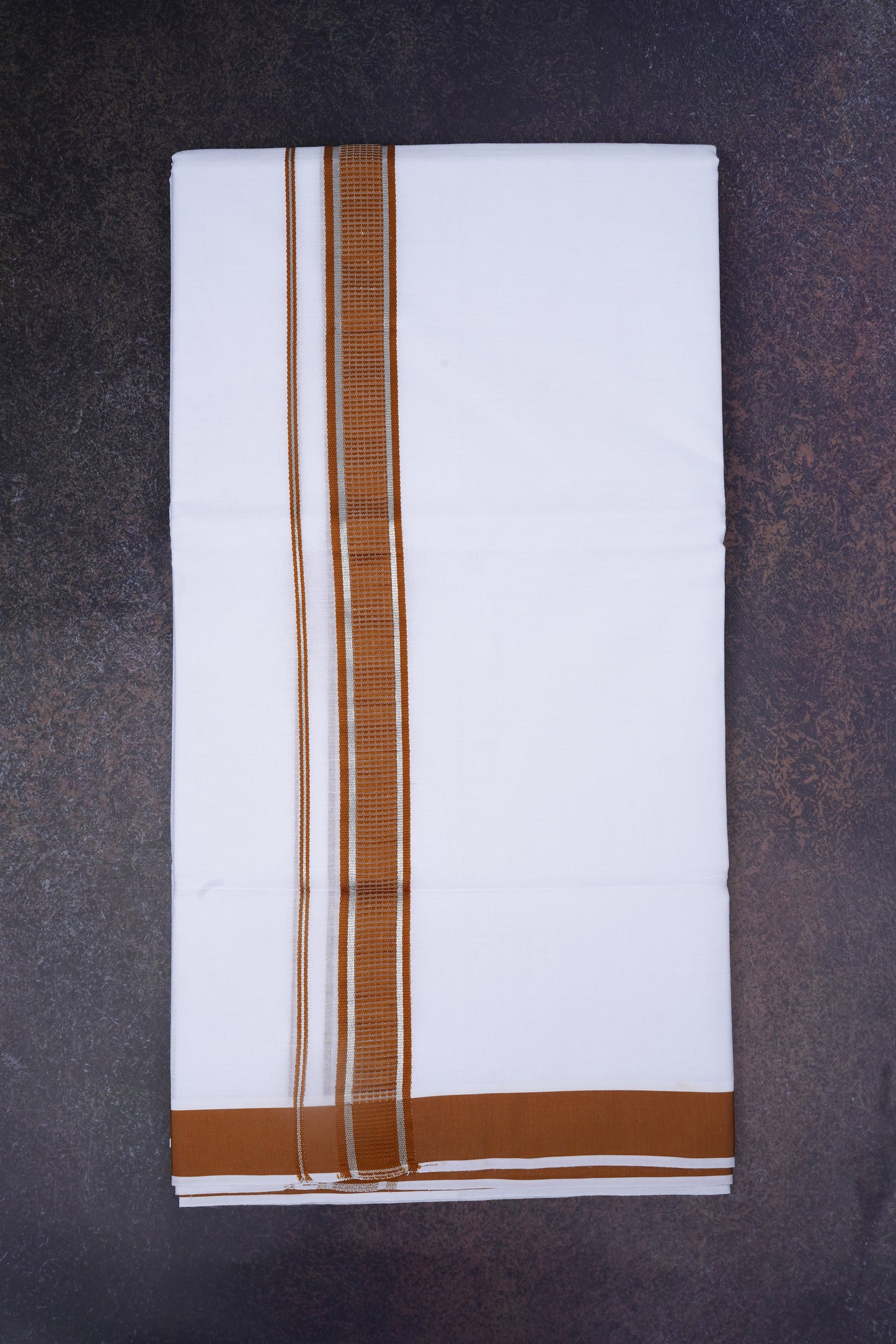 FD-167 W/D DHOTI 3.80 MTR-Brown