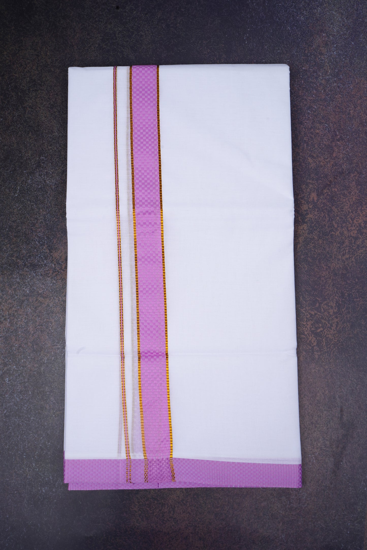 FD-200 W/D DHOTI 3.80 MTR-Dark pink