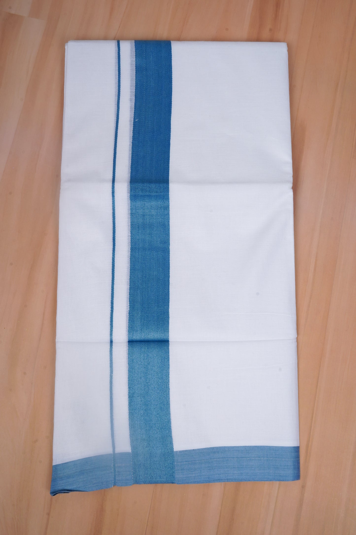 FCD-596 W/D DHOTI 3.80 MTR - Blue