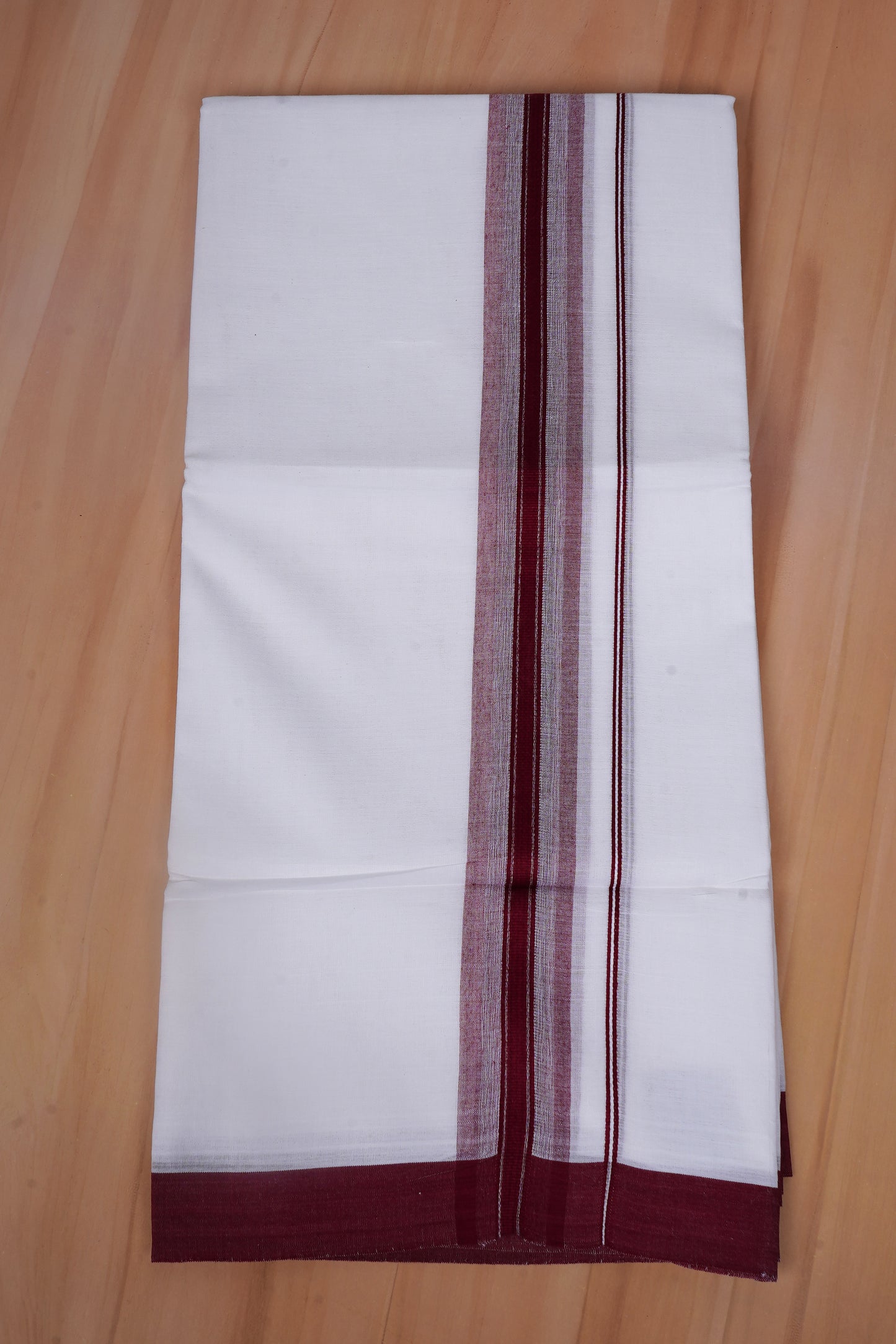 FCD-582 W/D DHOTI 3.80 MTR -Dark Maroon