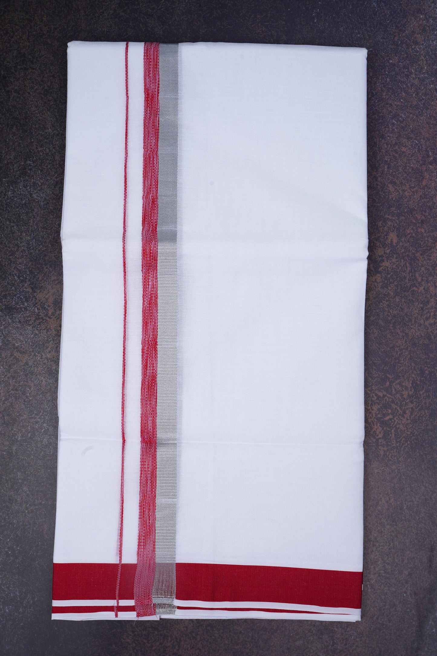 FD-168 W/D DHOTI 3.80 MTR-Red