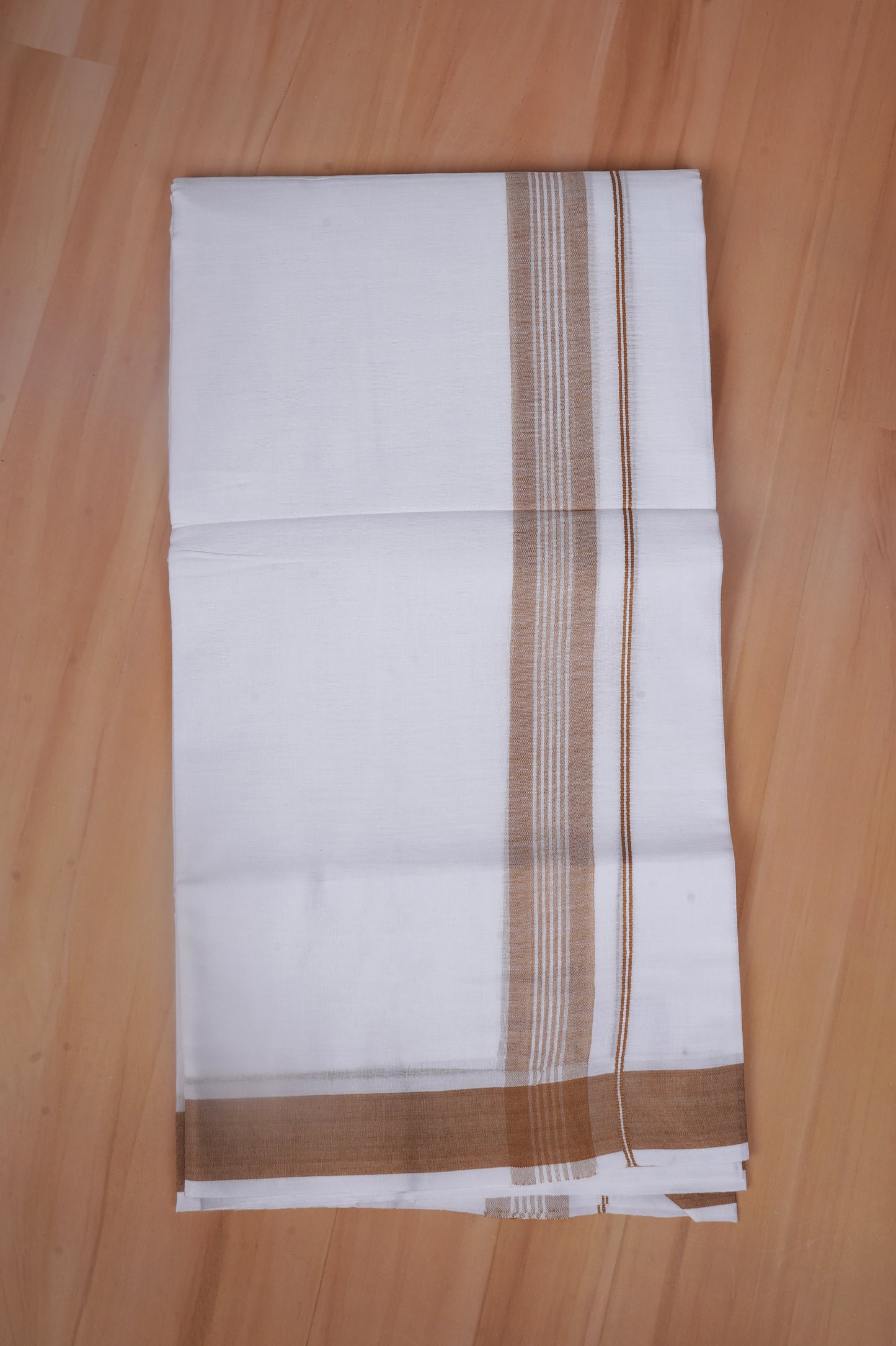 FCD-466 W/D DHOTI 3.80 MTR - Light Brown