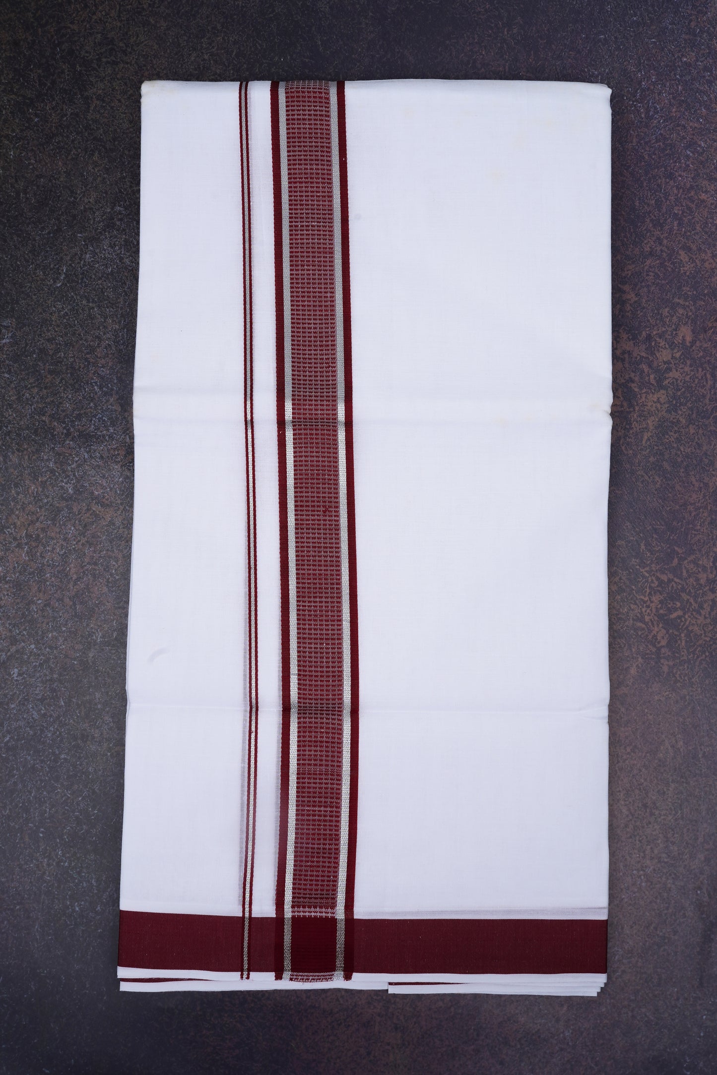 FD-167 W/D DHOTI 3.80 MTR-Maroon