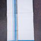 FD-168 W/D DHOTI 3.80 MTR-Blue