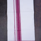 FD-167 W/D DHOTI 3.80 MTR-Dark Pink