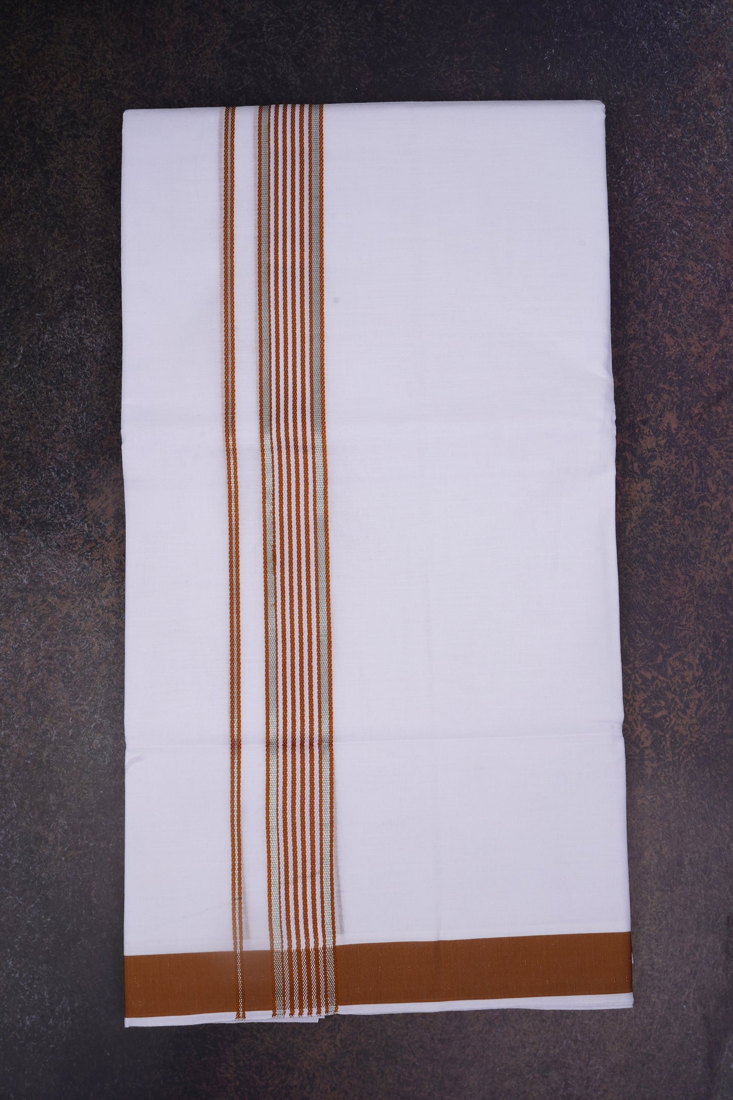 FD-137 W/D DHOTI 3.80 MTR-Brown
