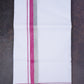 FD-168 W/D DHOTI 3.80 MTR-Dark Pink