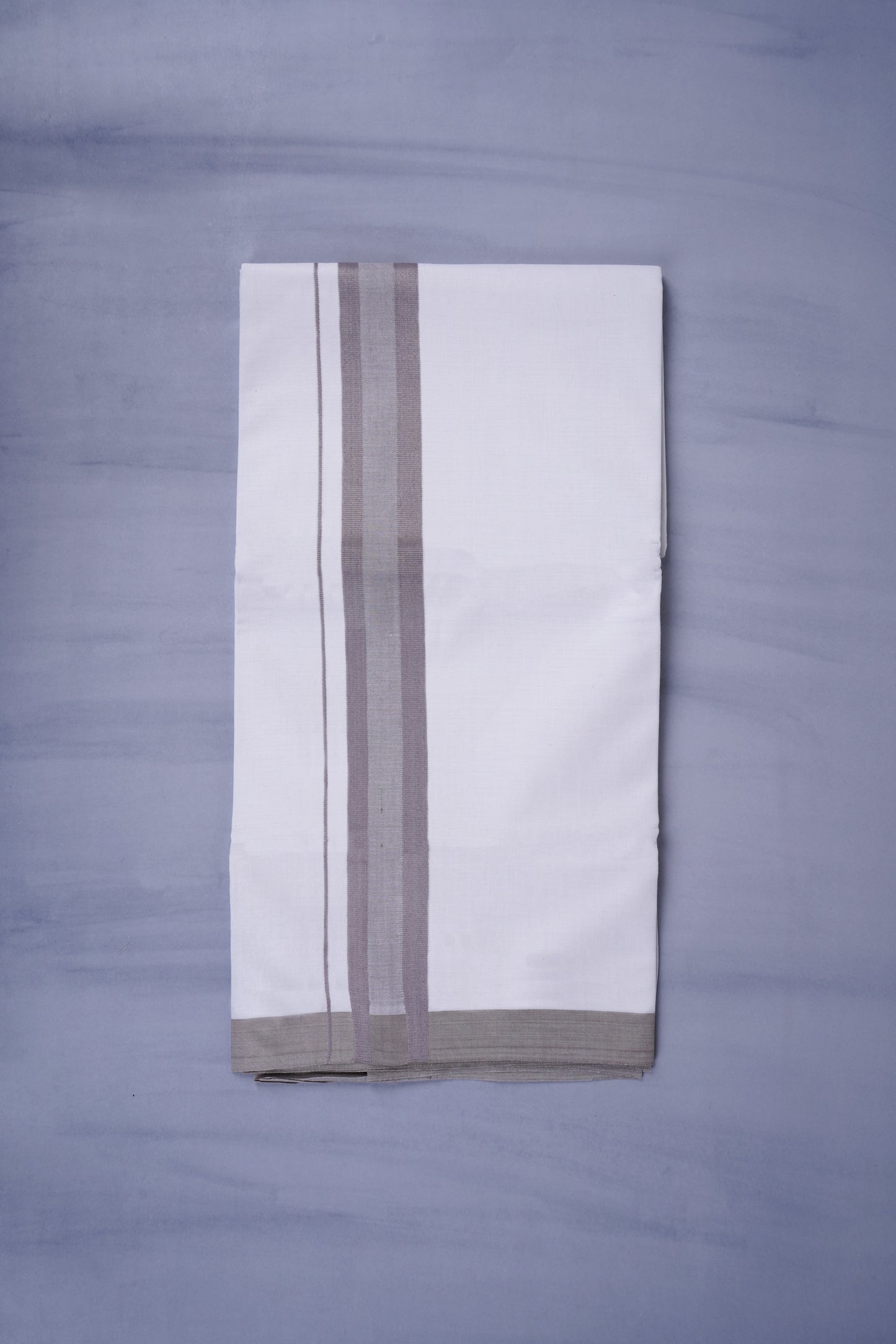 KERALOOM FINISH COTTON 329 W/D DHOTI 3.80 MTR - Light Brown