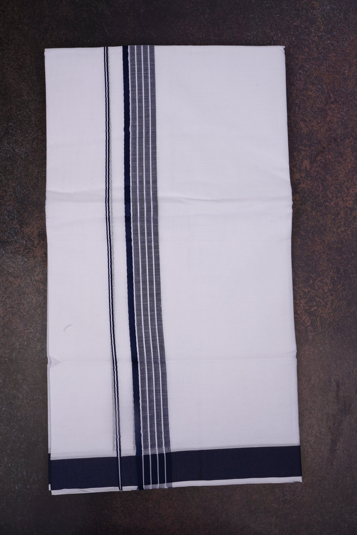 FD-133 W/D DHOTI 3.80 MTR-Dark Blue