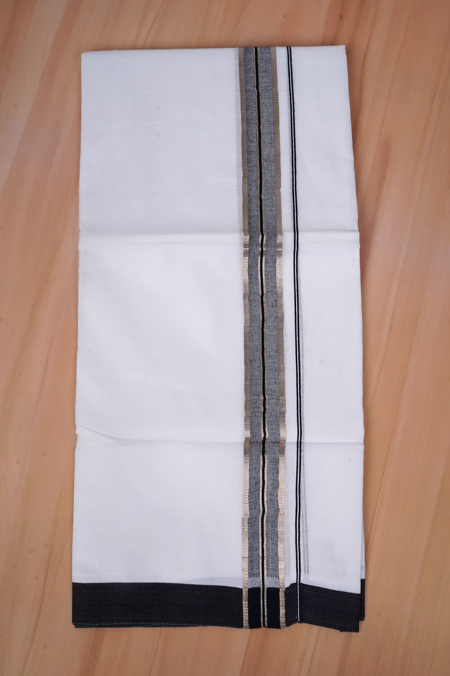 FCD-477 W/D DHOTI 3.80 MTR - Black
