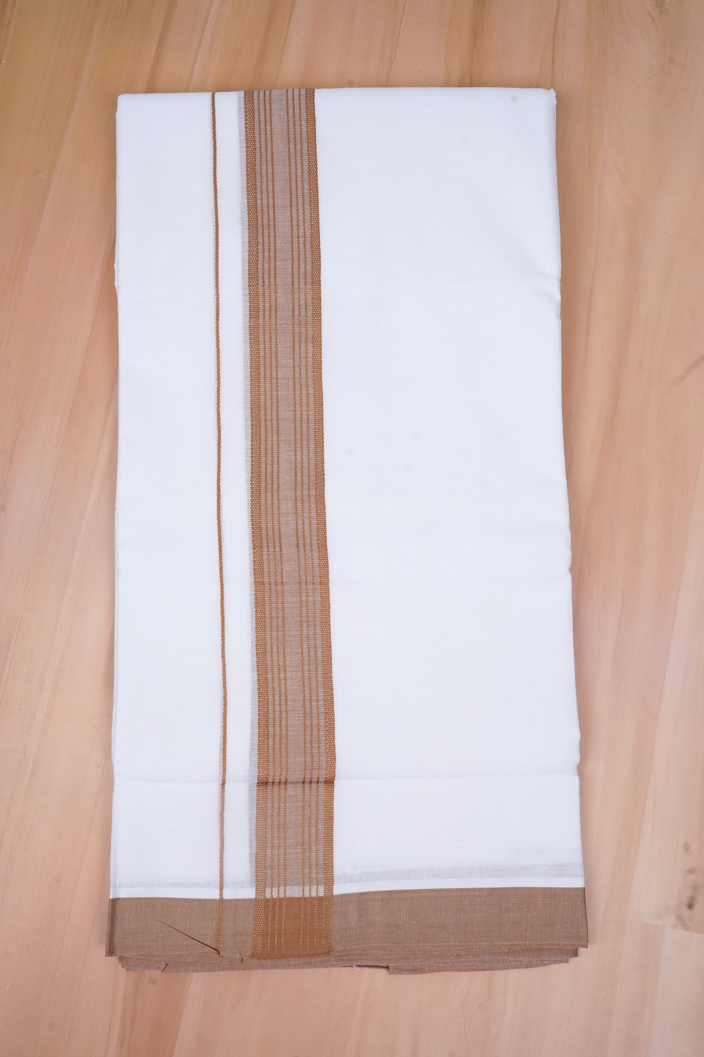 FCD-522 W/D DHOTI 3.80 MTR- Brown
