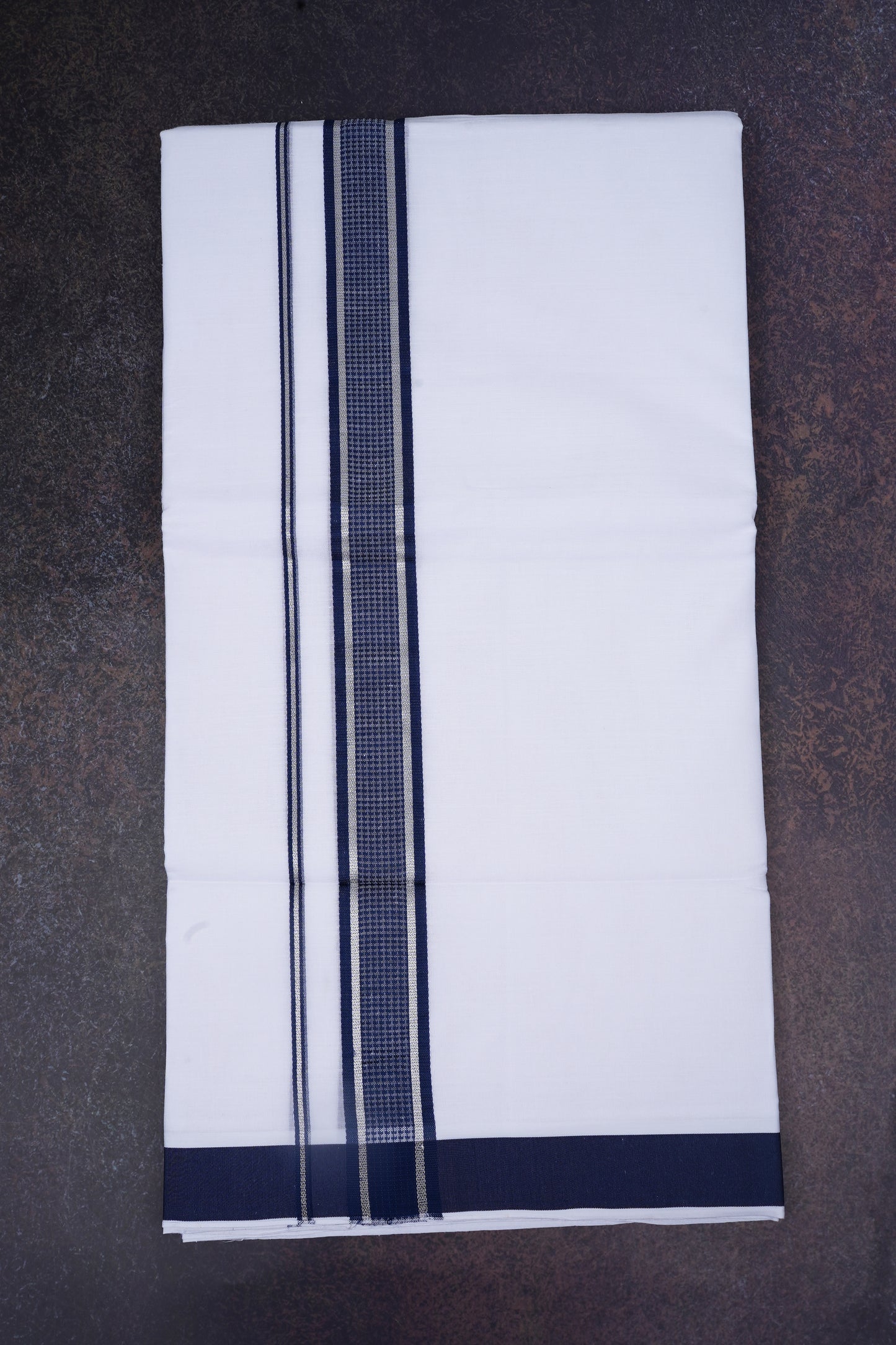 FD-167 W/D DHOTI 3.80 MTR-Blue