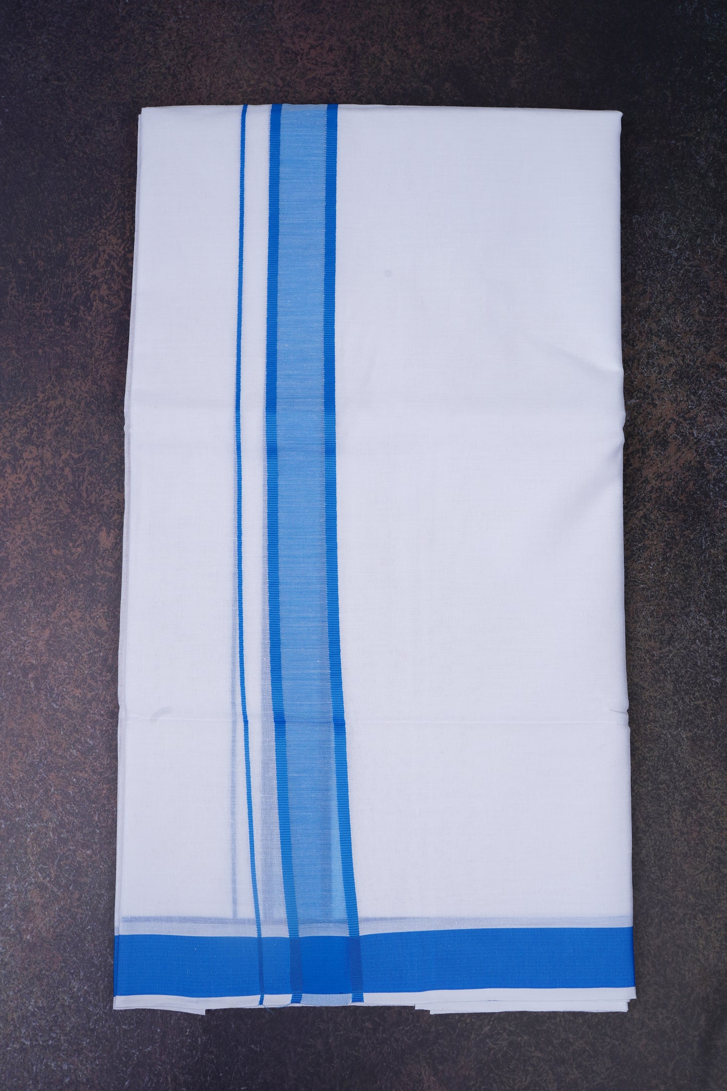 FD-91 W/D DHOTI 3.80 MTR-Blue