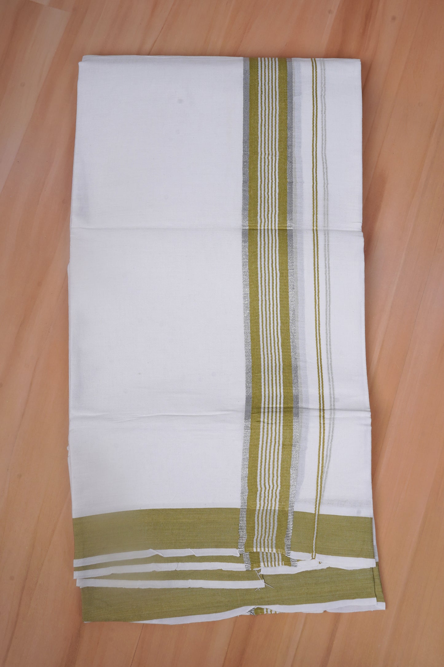 FCD-589 W/D DHOTI 3.80 MTR - Olve green
