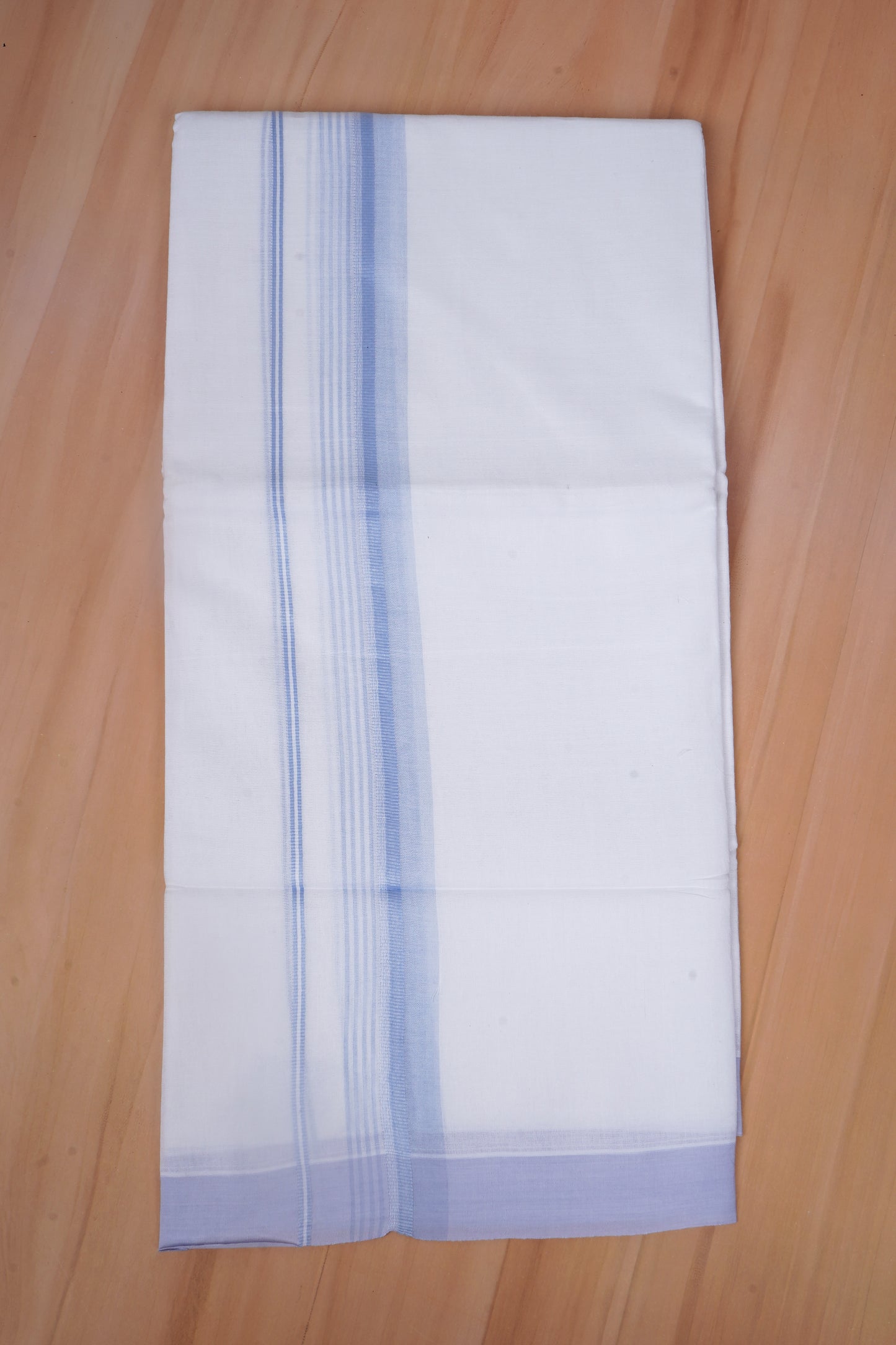 FCD-587 W/D DHOTI 3.80 MTR - Light Blue