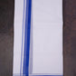 FD-155 W/D DHOTI 4.00 MTR-Blue