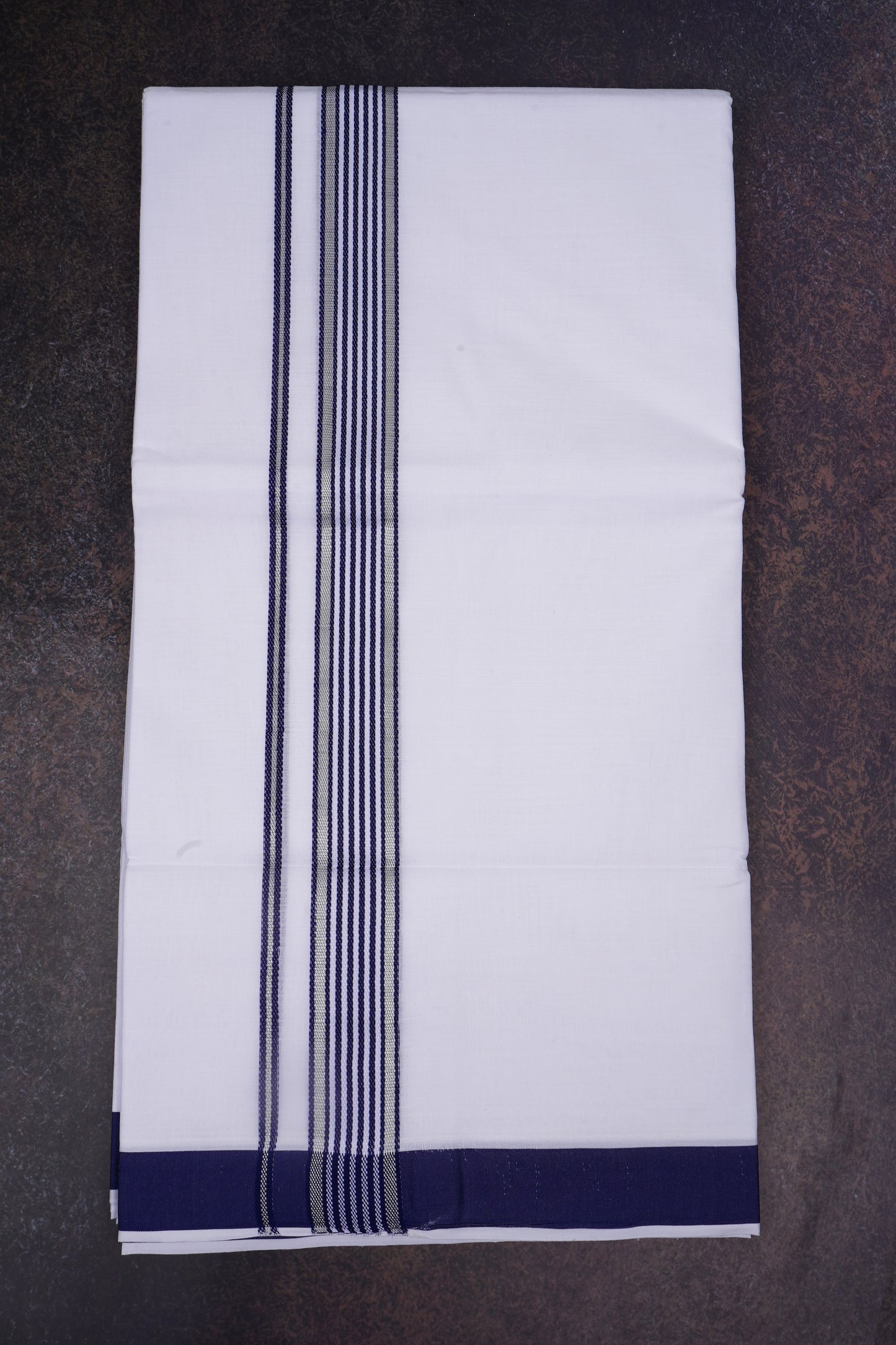 FD-137 W/D DHOTI 3.80 MTR-Blue