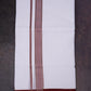 FD-137 W/D DHOTI 3.80 MTR-Brown