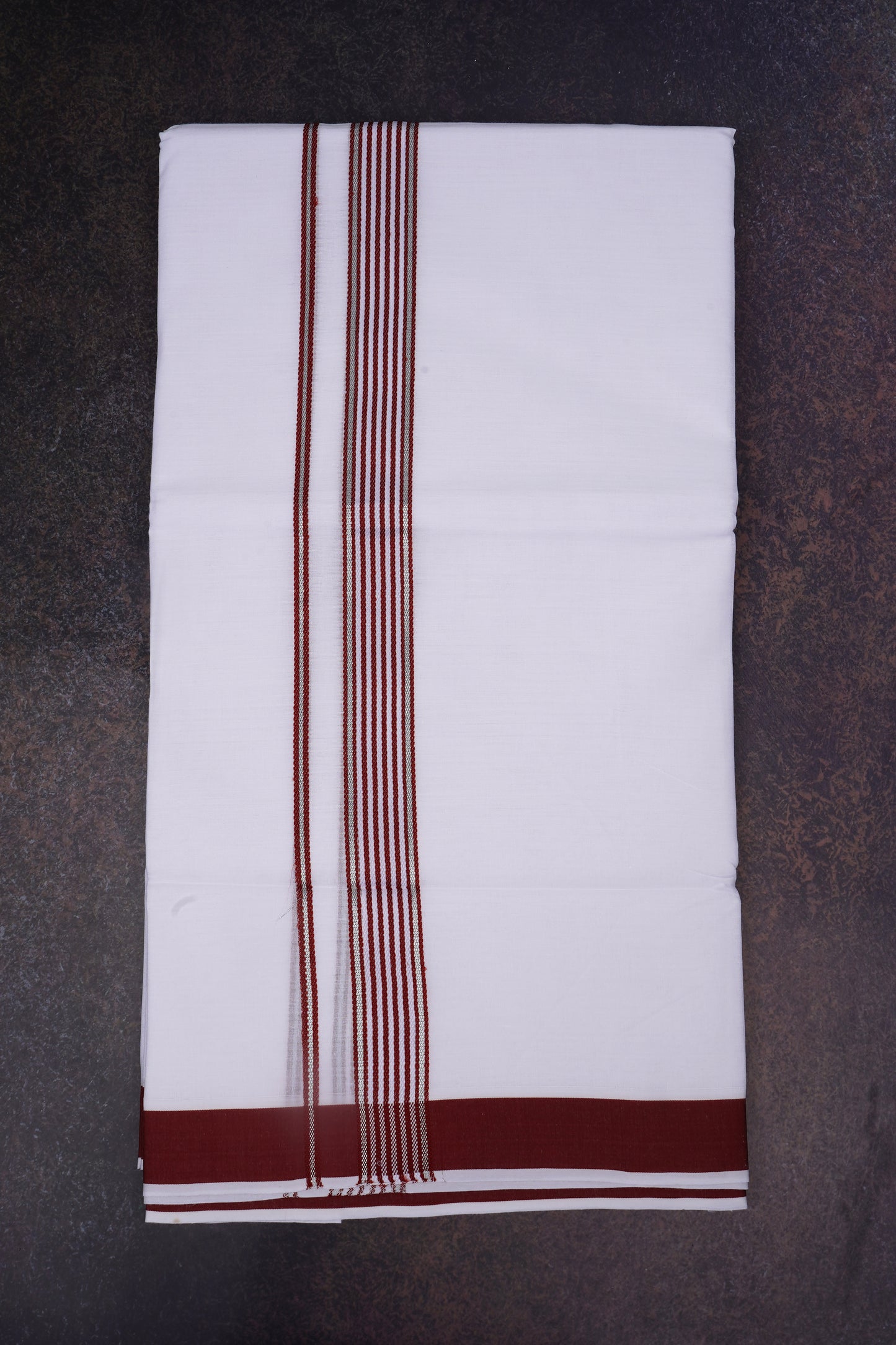 FD-137 W/D DHOTI 3.80 MTR-Brown