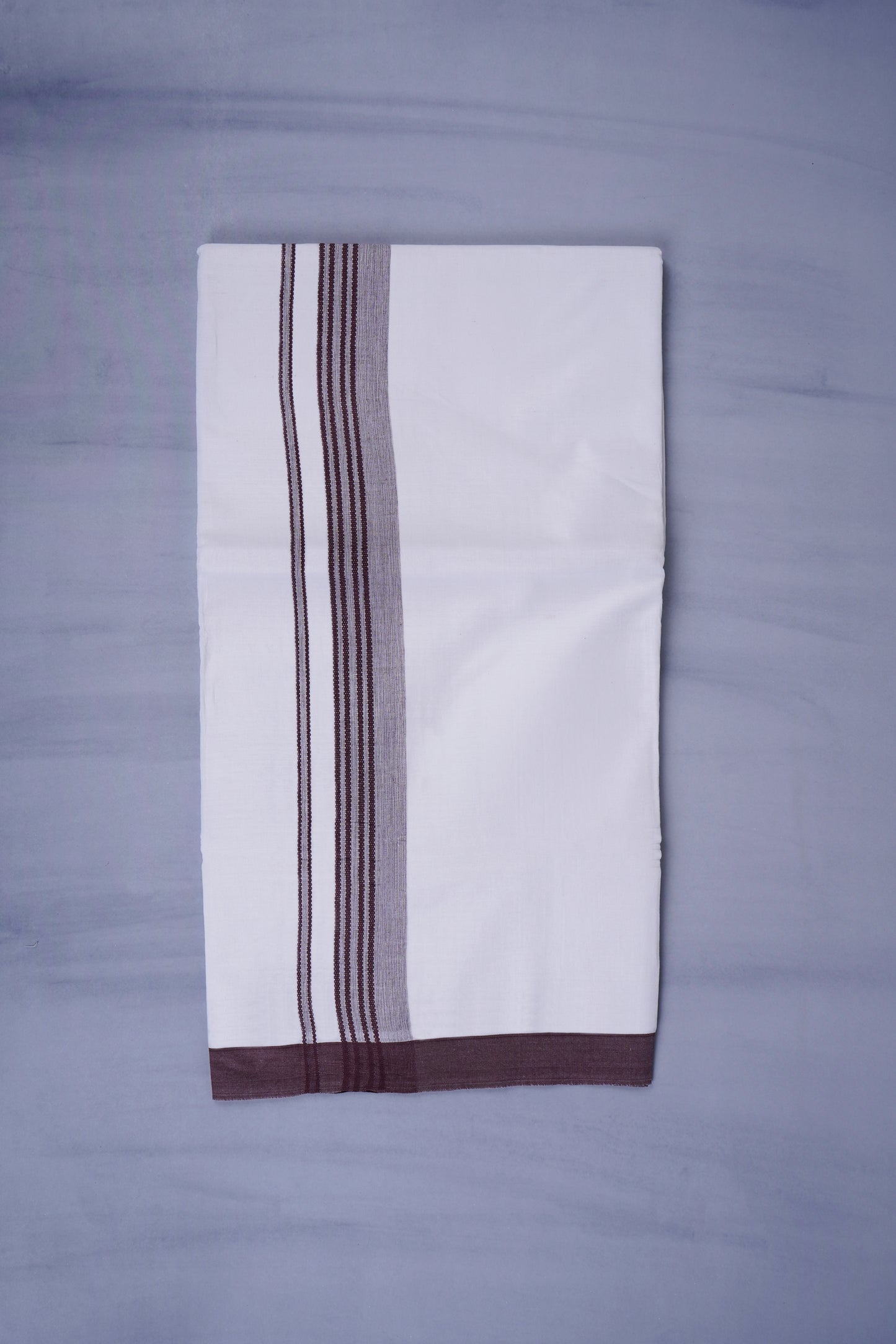 KERALOOM FINISH COTTON 333 W/D DHOTI 3.80 MTR - Maroon