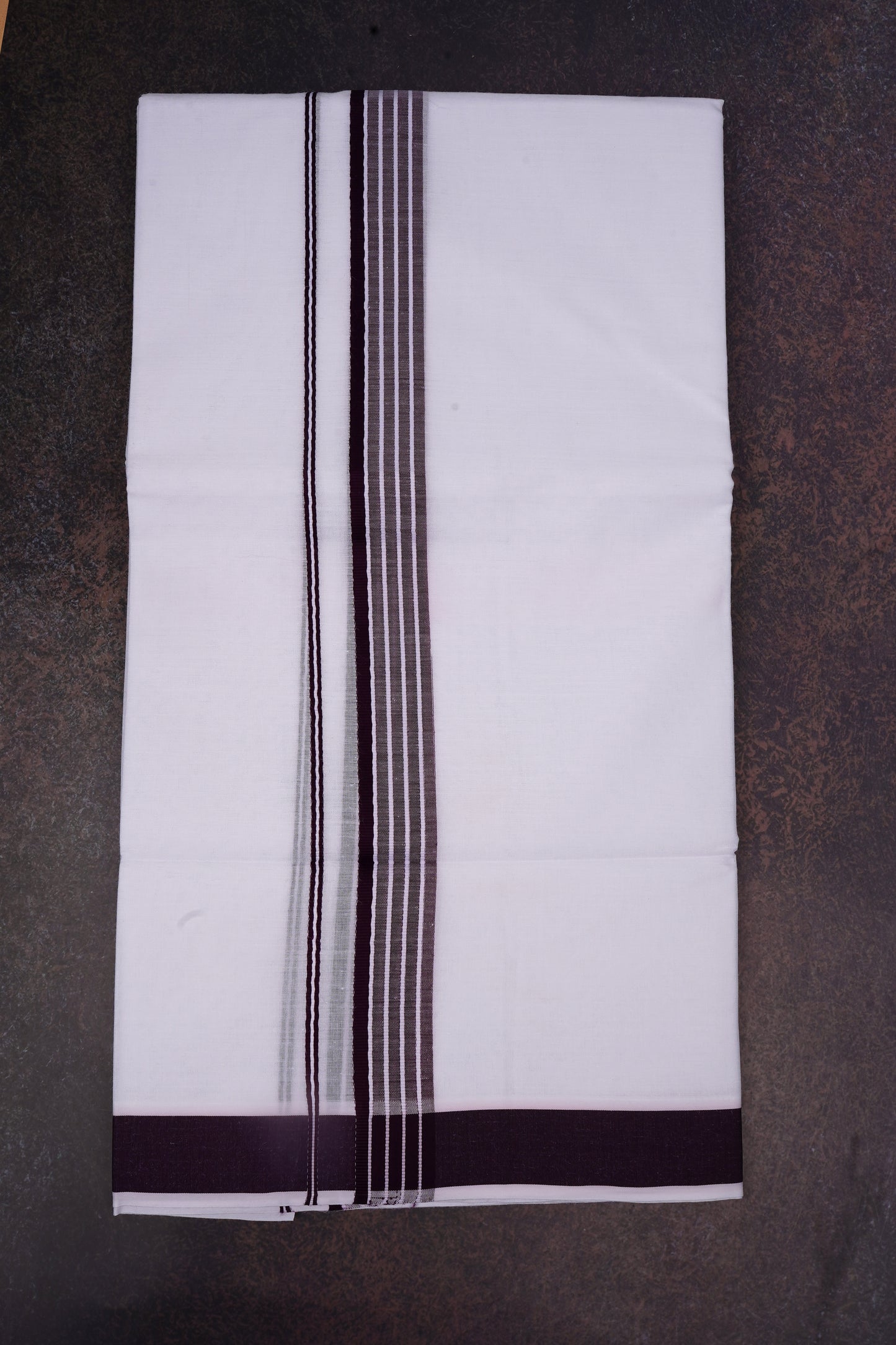 FD-133 W/D DHOTI 3.80 MTR-Brown