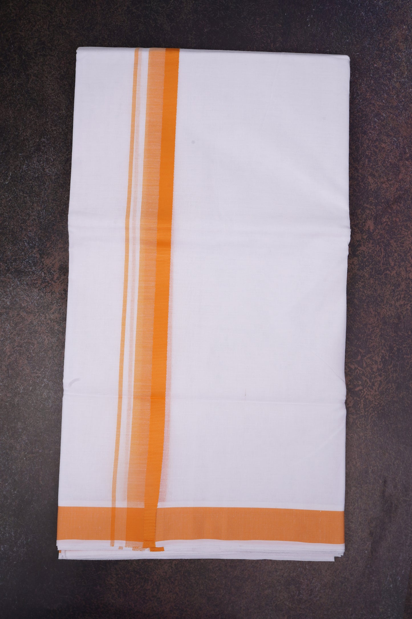 FD-155 W/D DHOTI 4.00 MTR-Ramar Orange