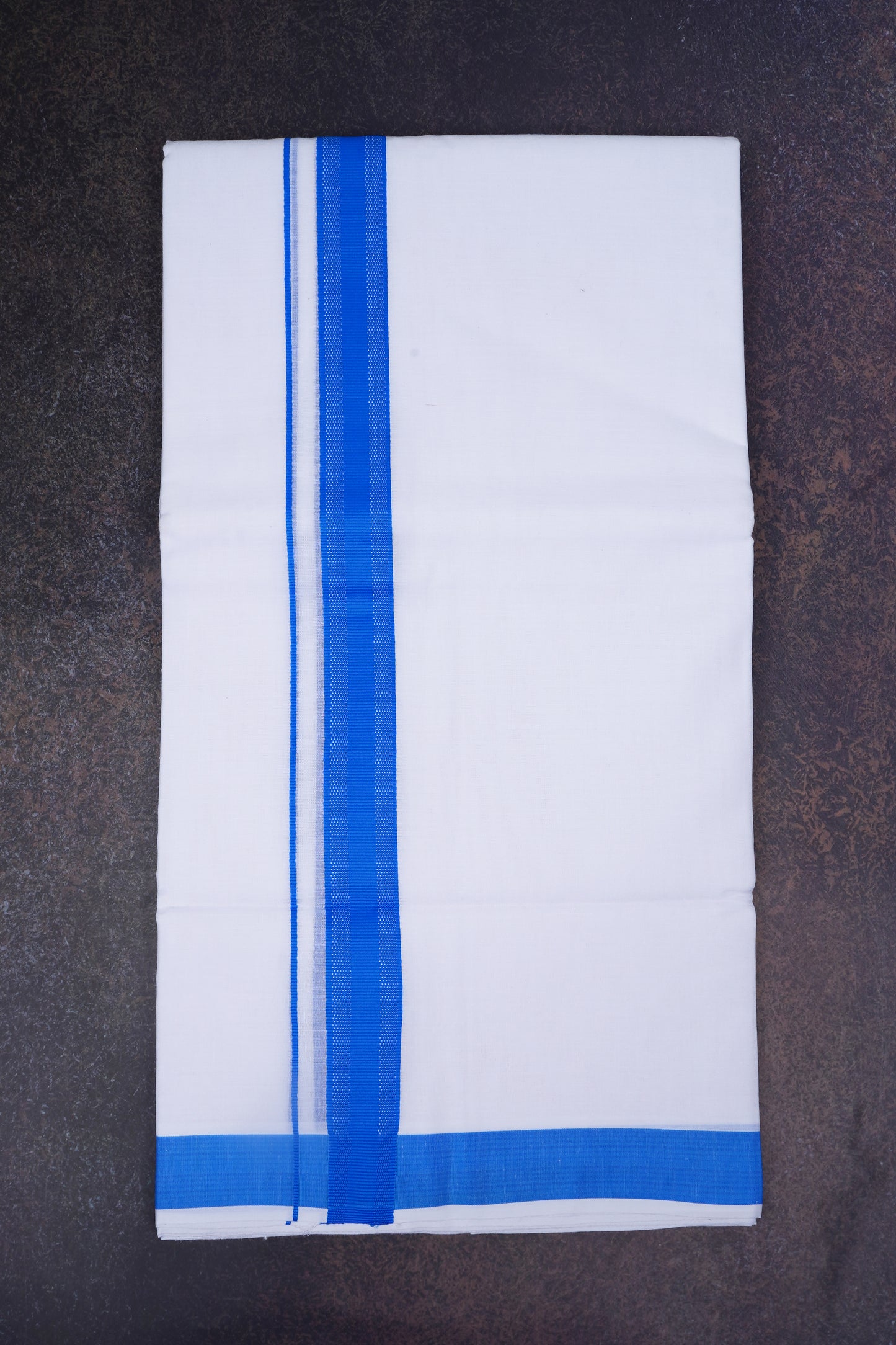 FD-177 W/D DHOTI 3.80 MTR-Blue