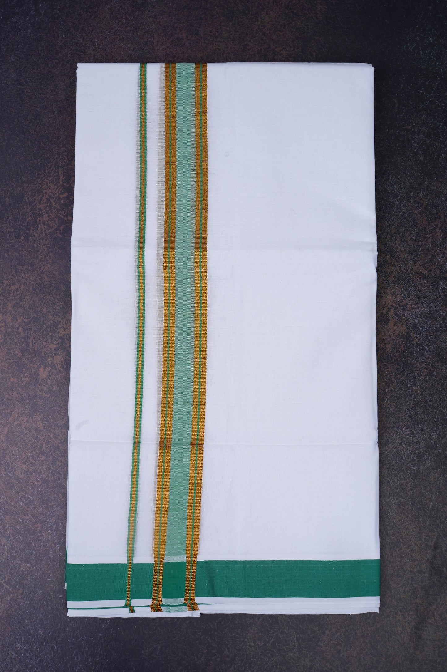 FD-172 W/D DHOTI 3.80 MTR- Green