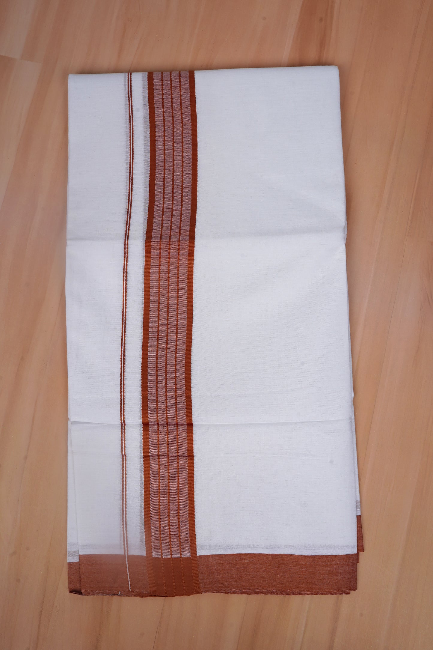 FCD-494 W/D DHOTI 3.0 MTR -  Brown