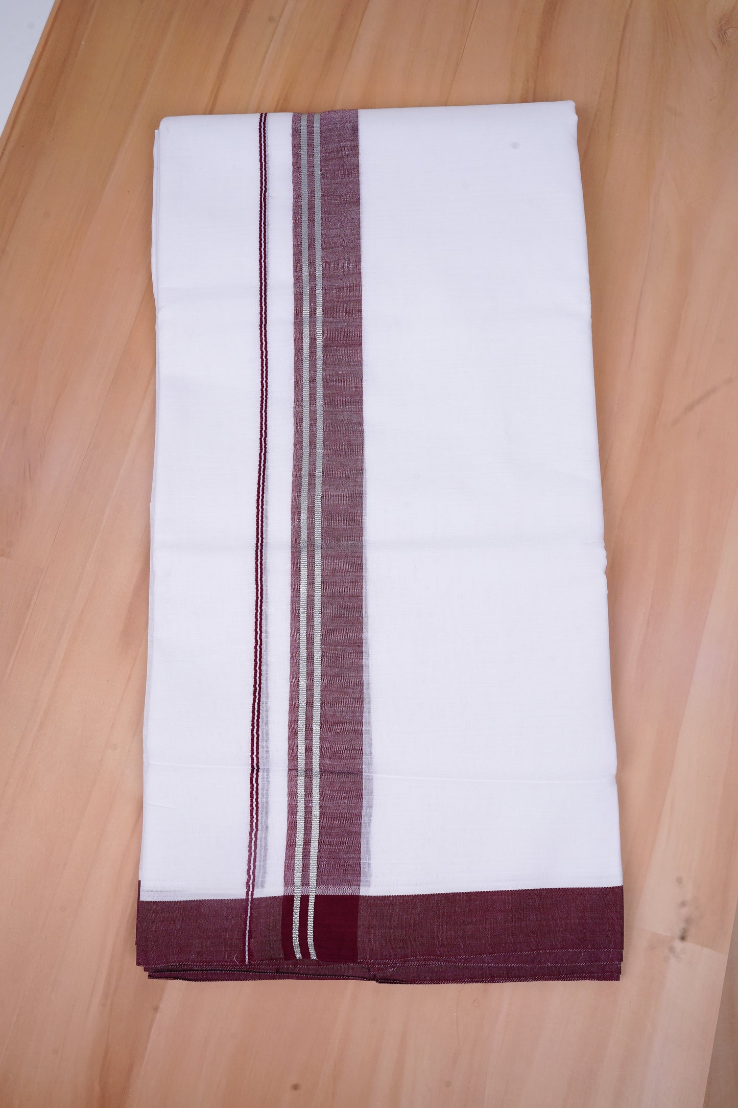 FCD-526 W/D DHOTI 3.80 MTR-Maroon