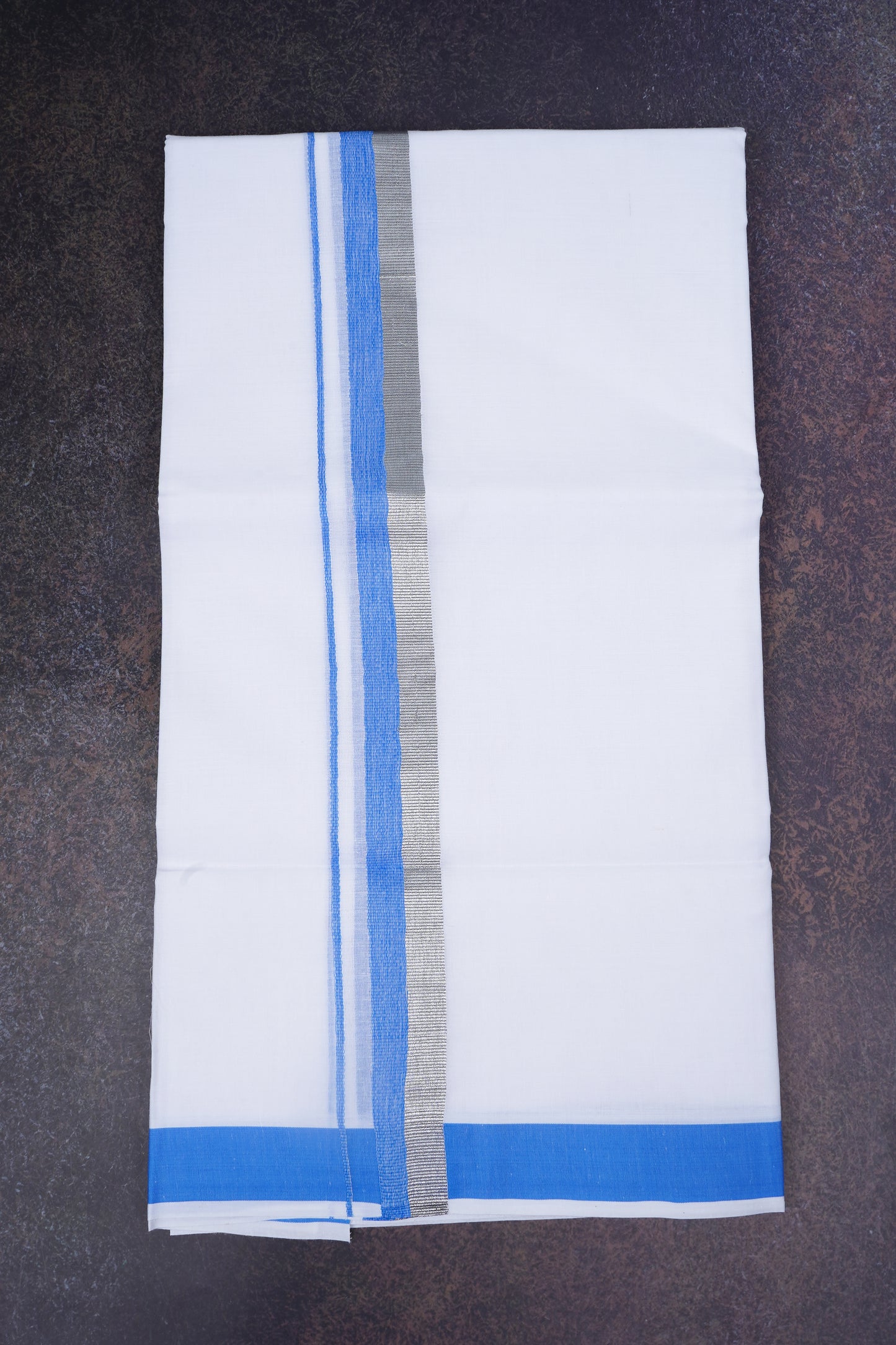 FD-168 W/D DHOTI 3.80 MTR-Sky blue