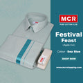 Festival Feast Single Set - 60007 - Sea Blue (Perfume & Dhoti Belt Free)
