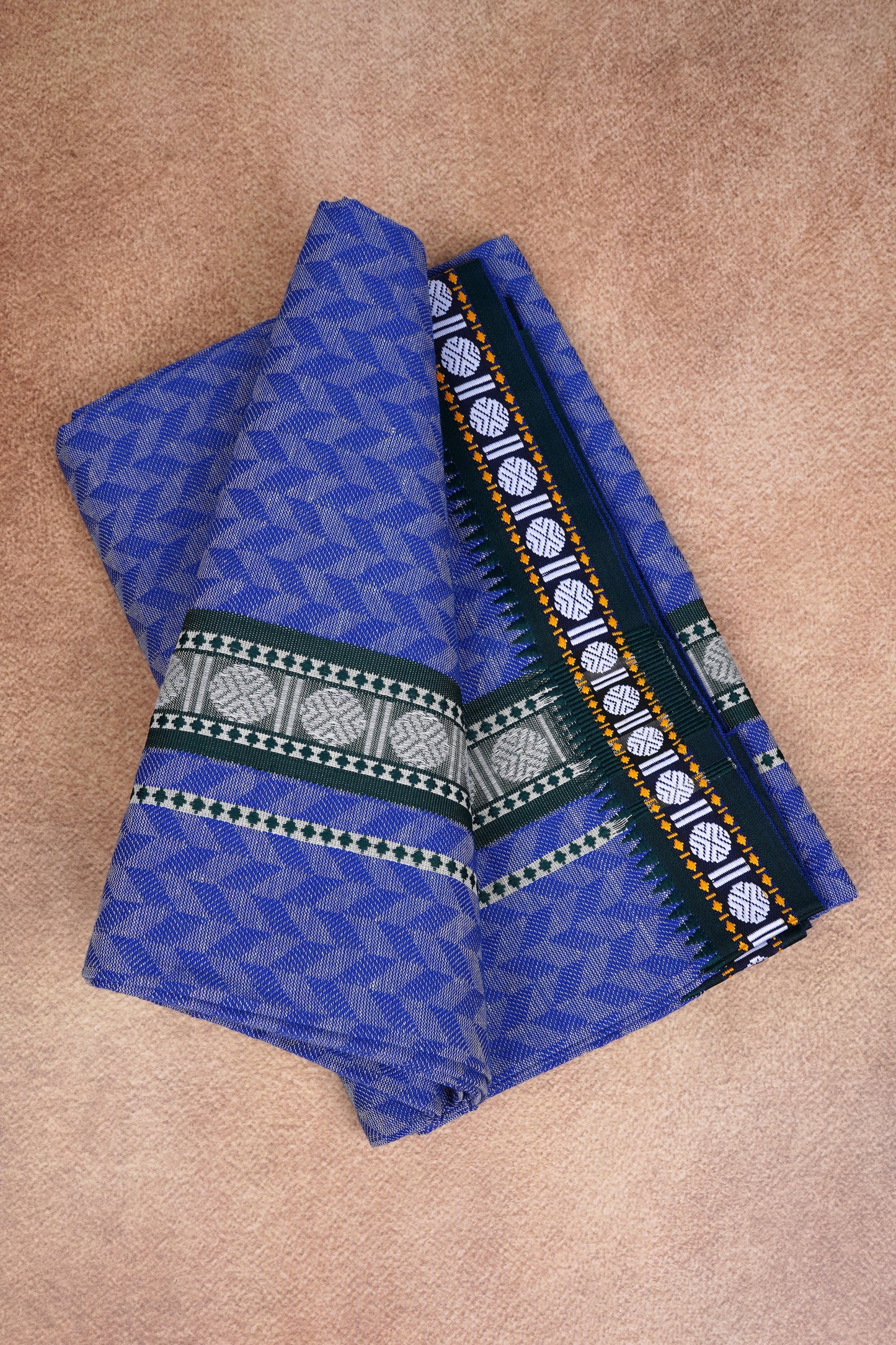 Sulthan Colours Dhoti - Blue