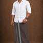 Sulthan Colours Dhoti - Dark Brown