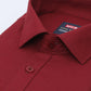 Stain Free Full Sleeve Formal Maroon Color Shirt For Men