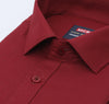 Stain Free Full Sleeve Formal Maroon Color Shirt For Men