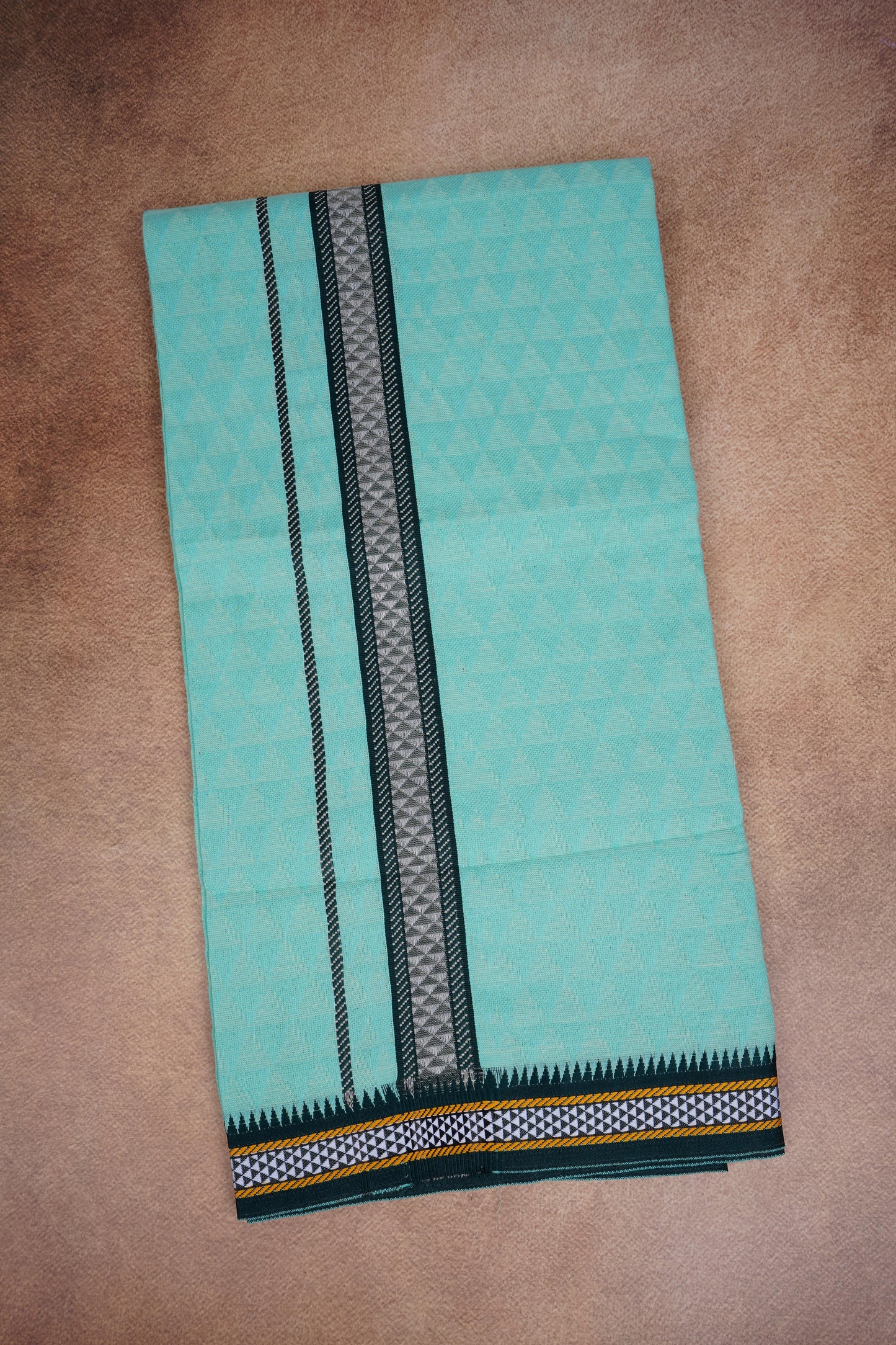 Sulthan Colours Dhoti - Light Green