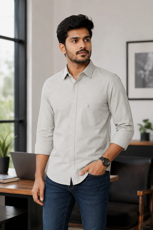 Bamboo Breeze Formal Color Shirt For Men - 94002