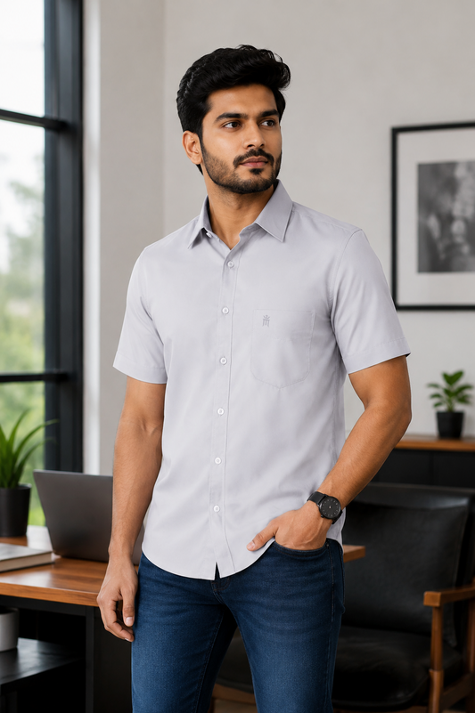 Bamboo Breeze Formal Color Shirt For Men - 94003