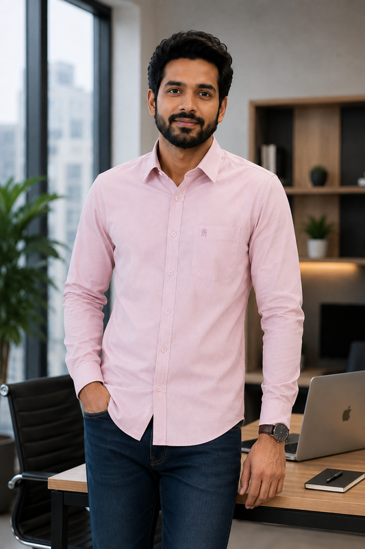 Bamboo Breeze Formal Color Shirt For Men - 94006