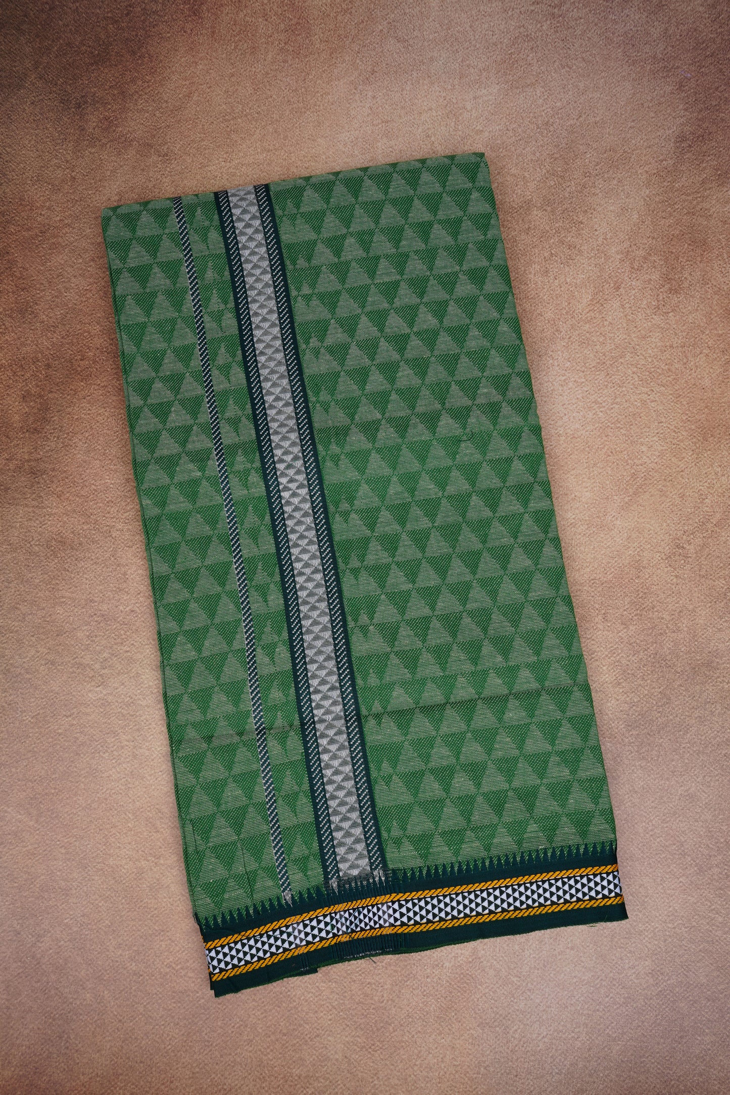 Sulthan Colours Dhoti - Dark Green