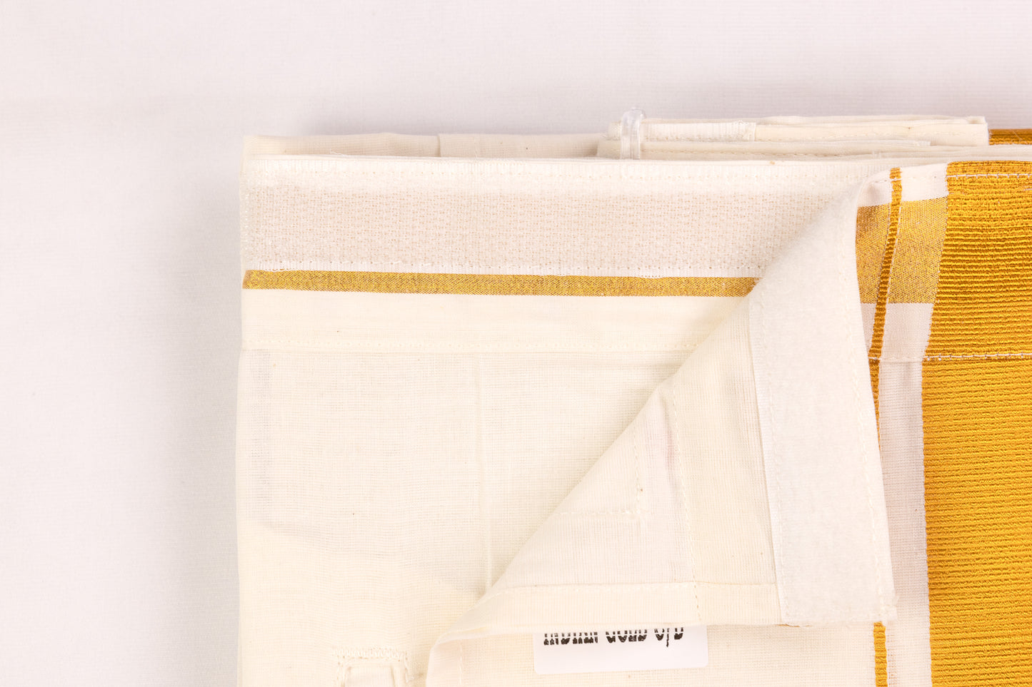 Shop Superior Quality Velcro Cream Gold Border Double Dhoti