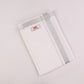 VELCRO POCKET WHITE SILVER BORDER READYMADE SINGLE DHOTHIE